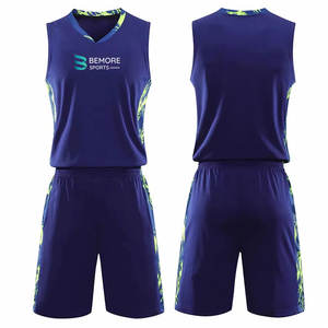 Uniformes de Baloncesto Personalizados, Diseño Duradero, Tela Transpirable, Uniforme de Baloncesto sin Mangas, Venta en Línea - Product Image 1