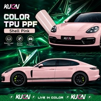 Film de protection de peinture TPU KUCAI, rose, auto-réparant, rouleau PPF coloré, film de protection de carrosserie haute brillance, fourniture d'usine