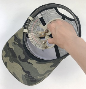 TPU Logo Camouflage Allover Printing 5 Panel Pre Curved Brim Mesh Snap Back Chapeaux de sport, Casquette de camion en gros Casquette en maille - Product Image 4