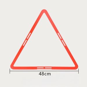 Cercle d'entraînement de football, triangle, cercle d'agilité 48 cm, équipement d'entraînement pour terrain de football et de basketball - Product Image 2