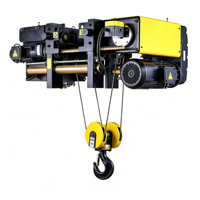 Yeni Tasarım 3 Ton 5 Ton 10 Ton 15 Ton Avrupa Standardı Elektrikli Halatlı Vinç Motorlu Üstten Kaldırma Vinci için