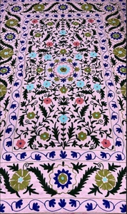 Embroidery Suzani <b>Throw</b> Suzani Wall Hanging Boho Home Decor Suzani Table Cloth Ethnic <b>Bed</b> <b>Cover</b> Indian Luxury Blanket B2B Wholes - Product Image 3