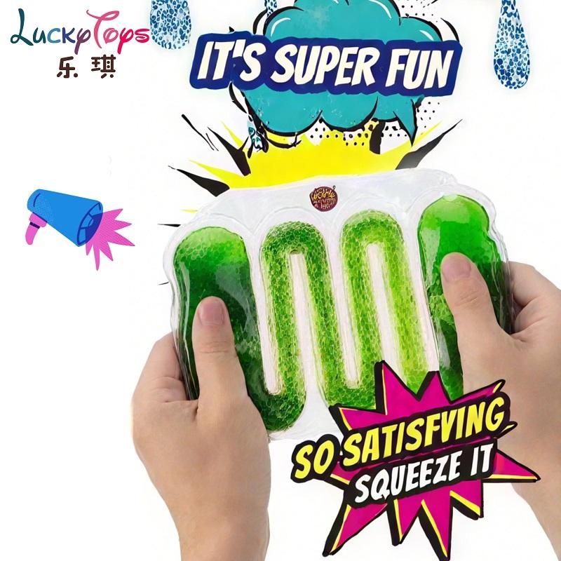 New Fidget Stress Relief Toy Colorful Squishy Tubes Autism Sensory Recreational Toy for Kids Unisex