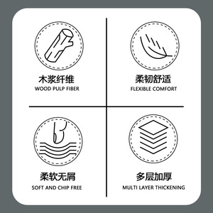 Zhenmu Hanging Facial Tissue Paper 2 Pack Premium Wood Pulp Eco Friendly Household Use - Product Image 4