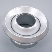 Bec à bille réglable au design moderne Offre Spéciale diffuseur de jet en aluminium bec à bille rond réglable buse à jet d'air Duiffuser