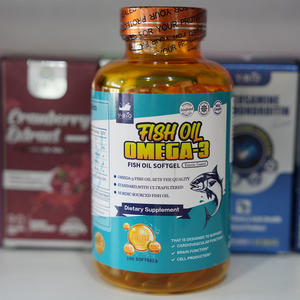 Capsule <span class=keywords><strong>di</strong></span> <span class=keywords><strong>Olio</strong></span> <span class=keywords><strong>di</strong></span> <span class=keywords><strong>Pesce</strong></span> Omega-3 per il Supporto della Memoria e della Concentrazione, Halal, Disponibile ODM - Product Image 1