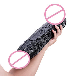 Enorme Zwarte Dildo Vrouwelijke Bulk Groothandelsprijs China Pvc <span class=keywords><strong>Sex</strong></span> Vrouwen Dildo 'S - Product Image 4