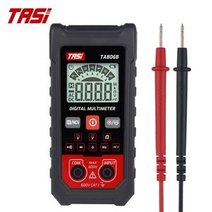 Multimètre numérique TASI TA806B 4000 points de mesure, sélection automatique de la plage, avec fonctions de test de température et de transistors pour mesures électriques - Product Image 1