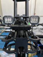 Scooter Eléctrico ATV 4x4 de 60V 60Ah 4*2500W, Carga de 300 kg, Scooter Eléctrico Todoterreno Plegable, Scooter Eléctrico de Cuatro Ruedas para Adultos