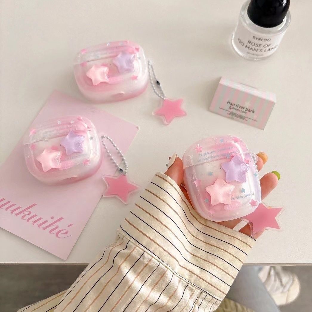 Pink Gradient Star with Pendant