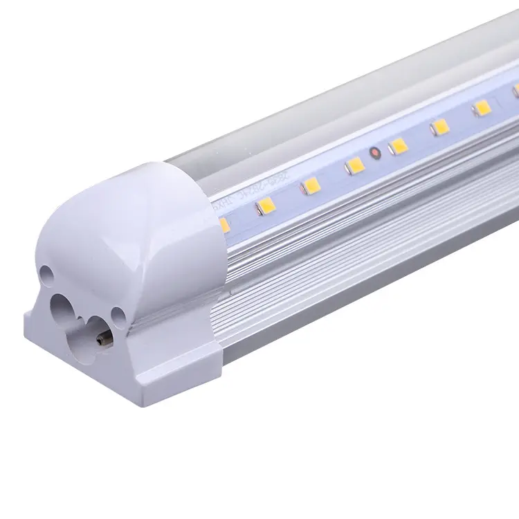 T8 Integrated Led Tube 1.2m Warm Light 8FT 2.4m 4FT 120cm T8 Led Tube T8 Integrated Double Row Led Fluorescent Tube