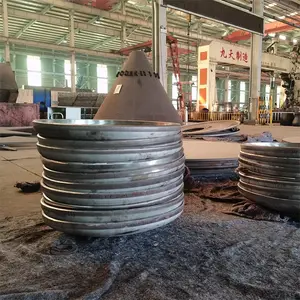 中国製カスタマイズ合金鋼大型Asmeフランジ付き皿状フラットヘッド