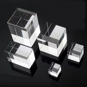 Honneur de cristal personnalisé clair blanc optique <span class=keywords><strong>K9</strong></span> bloc de verre blanc gravure laser cube de cristal - Product Image 3