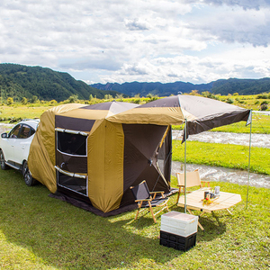 <span class=keywords><strong>Auvent</strong></span> de camping pliable et connectable pour <span class=keywords><strong>hayon</strong></span> de voiture, tente arrière pour SUV et fourgonnette, idéal pour le glamping et les événements en plein air - Product Image 5