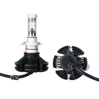 Kit de Conversión de Faros LED H7, 8V 48V, Amplio Rango de Voltaje, Chip CSP Silencioso, 4400LM, 6000K, 4300K, 3000K, Bombilla de Aluminio para Automóvil