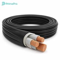 Cable de Alimentación de Cobre Ignífugo PrimePro ZR-YJV 0.6/1kV, 99.99% de Alta Pureza, Aislamiento XLPE, 3 Núcleos 3*150mm IEC para