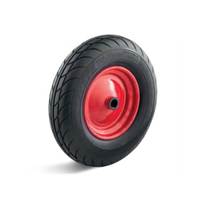 Rueda de caucho sólido Torwegge SGS-080-25-40-R12 con banda de rodadura firme roja para muebles - Product Image 1