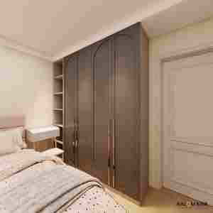 Armoire en <span class=keywords><strong>bois</strong></span> moderne, style simple, armoire avec tiroir, combinaison libre, armoire de présentation, organisateur de vêtements pour chambre à coucher - Product Image 2