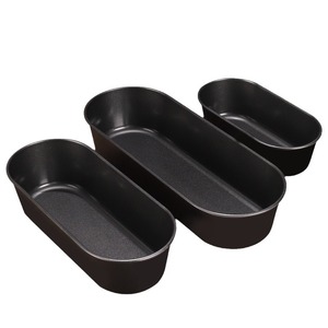 Oval Cheesecake Mold Set 3Pc Non Stick Oven Safe Baking Mold For Home Use - Product Image 4