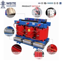 Transformateur à résine coulée à faible perte 11 kV 75 kVA Classe H IP20, bobinage en cuivre triphasé, 1000 kVA, distribution IEC CE