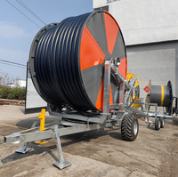 Système d'irrigation par rouleau de tuyau d'arrosage à grande roue d'eau mobile pour l'agriculture, vente chaude, arroseur à canon à pluie, système d'irrigation par tambour