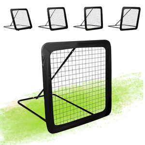 ประตูฟุตบอลแบบพับได้ พกพาสะดวก เป็นมิตรกับสิ่งแวดล้อม พร้อมตาข่ายแบบผูกปม ทนทานสำหรับการฝึกซ้อม - Product Image 1