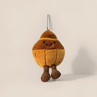 Peluche personnalisée OEM en gros, 7 pouces, Légumes Vives (Aubergines), super douce avec rembourrage en coton PP, technique de lavage