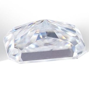 Loose Moissanite Radiant Cut Rectangle D Color White Synthetic Gemstone For Jewelry Making - Product Image 2