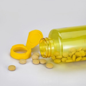 Thực phẩm cấp công suất lớn 500ml vỏ sò dầu cá viên nang Y Chai nhựa PET sản phẩm chăm sóc sức khỏe cho thuốc - Product Image 3