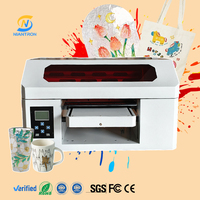 Printer Inkjet UV Pabrik A3 dengan Printhead XP600/TX800 untuk Mug Akrilik, Casing Ponsel, dan Percetakan Souvenir, Garansi 1 Tahun
