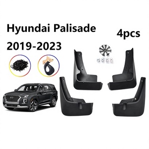 Pour Hyundai Palisade, garde-boue 37x28x13cm sans pédale, 2019-2023, PP+TPR, 4 pièces - Product Image 5