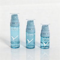 Flacon pompe sans air PP indispensable au quotidien 5ml 10ml 15ml pour lotion, crème, crème pour les mains, crème de nuit, hydratant visage