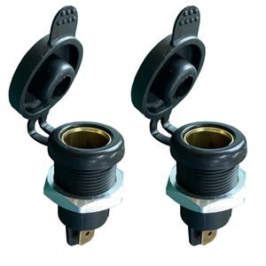 Châu Âu đo đường kính nhỏ Nữ Xe Thuốc lá nhẹ hơn ghế 12V24V sửa đổi nhỏ Miệng ổ cắm phụ tùng ô tô - Product Image 5