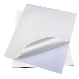Papel sintético autoadhesivo PP/PET/PVC blanco brillante/mate A4 papel adhesivo de vinilo impermeable Yupo para impresora de inyección de tinta - Product Image 1