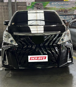 ชุดแต่งรถยนต์สำหรับ Toyota Alphard Vellfire ปี 2008-2014 กระจังหน้าแบบไม่มีไฟหน้า สีดำ ชุดแต่ง Alphard - Product Image 2