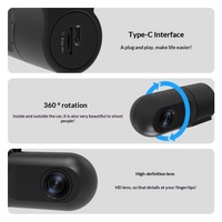 Mini Cámara de Coche Oculta sin Pantalla, WiFi 1080P, Estilo Lápiz Labial, Grabadora de Conducción