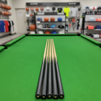 Queue de billard de haute qualité fabriquée en Chine, bâton professionnel en frêne et en ébène pour les joueurs de club et individuels, OEM et ODM acceptés