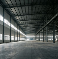 Kit de hangar moderne en acier à assemblage rapide, conception d'atelier en structure métallique pour entrepôt, durée de vie de 50 ans