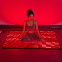 Couverture de luminothérapie infrarouge proche à 1280 LED rouges 660nm 850nm, tapis de thérapie corporelle complète pour améliorer le sommeil, appareil de bien-être à domicile, direct usine