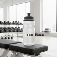 Bouteille d'eau pour le cyclisme, sans BPA, en plastique, bouteille de sport anti-fuite, bouteille à presser pour vélo, couleur et logo personnalisables pour VTT
