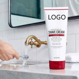 Crema da Barba Naturale di Grado Professionale a Marchio Privato, Crema da Rasatura Ultra-Slick Sorprendentemente Superiore per Uomini 6 Fl Oz - Product Image 2