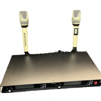 Système de microphone sans fil professionnel SKM9000 en métal, double UHF cardioïde, faible rapport signal-bruit pour la scène