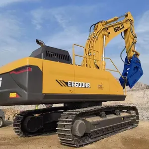 CHINA SDLG Excavadora grande E6600HB 60Ton Excavadora mediana Excavadora sobre orugas Martillo triturador - Product Image 3