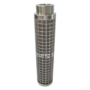 Elemento de Filtro Plegado de Acero Inoxidable 316L Huahang, Filtro de Aceite de Fieltro de Fibra Sinterizada Metálica, Filtro de Aceite de Acero Inoxidable 52*204 - Product Image 4