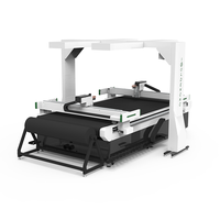 Plotter de corte CNC de doble pórtico con cuchilla vibratoria para cuero y tela con identificación de cuero auténtico