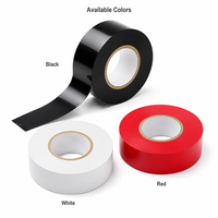 Cinta Autoadhesiva de PVC Ignífuga de Bajo VOC para Arnés de Cables, 19mm x 10m, Grado Automotriz, Aislamiento de Alta Temperatura