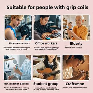 Cincin silikon olahraga, cincin silikon latihan kekuatan ganda untuk latihan rehabilitasi alat pelatihan kekuatan khusus - Product Image 4