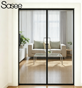 <span class=keywords><strong>Moustiquaire</strong></span> personnalisée anti-mouches et insectes, rideau de porte et fenêtre anti-poussière avec forte attraction magnétique, enroulable – Offre Spéciale - Product Image 2