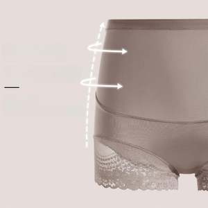 2 Pack Shaper Cotton Tummy Support with Lace Brief - Product Image 2