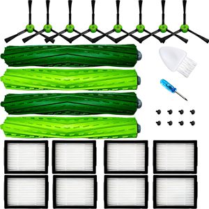 Accesorios de repuesto para robot aspirador <span class=keywords><strong>iRobot</strong></span> Roomba j5 <span class=keywords><strong>j7</strong></span> j8 <span class=keywords><strong>Combo</strong></span>: cepillos principales, mopa, bolsa para polvo, cepillo lateral, filtro - Product Image 1